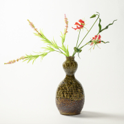 萩焼(伝統的工芸品)の花入の丸形・大・特大