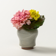 萩焼(伝統的工芸品)ミニ花入刷毛姫瓶子No1531