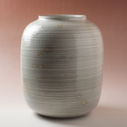 萩焼(伝統的工芸品)つぼ大刷毛青荒瓜形