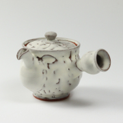 萩焼(伝統的工芸品)急須大鬼白竹丸鉄砲口No186