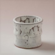 萩焼(伝統的工芸品)蓋置鬼白松竹形