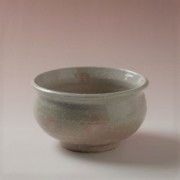 萩焼(伝統的工芸品)建水姫萩荒朝顔