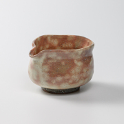 萩焼(伝統的工芸品)湯冷まし中御本手筒No211