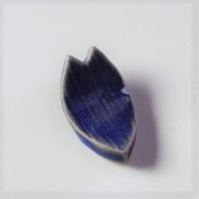 萩焼(伝統的工芸品)抜き型箸置き透青釉桜花弁