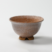 萩焼(伝統的工芸品)飯碗大鬼萩朝顔No362