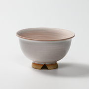 萩焼(伝統的工芸品)汁碗白姫朝顔No403