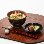 萩焼(伝統的工芸品)汁碗鉄赤釉朝顔No405