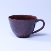 萩焼(伝統的工芸品)とってどん小鉄赤釉荒呉器No468