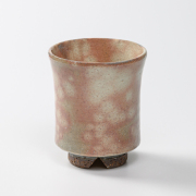 萩焼(伝統的工芸品)湯呑大御本手端反No48