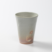 萩焼(伝統的工芸品)タンブラー小刷毛姫筒碁笥底No701