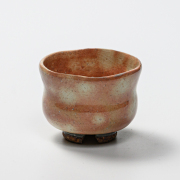 萩焼(伝統的工芸品)ぐい呑御本手胴締No808