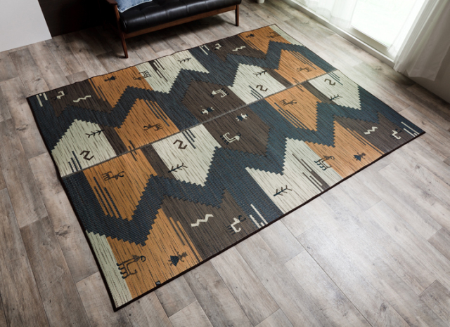 い草 ラグカーペット 純国産 おしゃれデザイン ゴザ 和モダン 抗菌防臭 ござ 長方形 品名 Fダーウィン 約191 250cm 北海道 絨毯 ラグ専門店 大漁カーペット