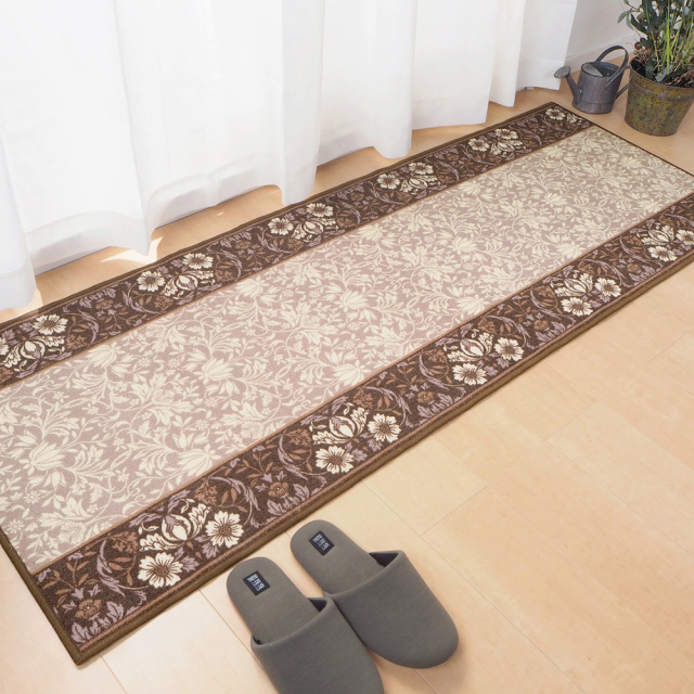 廊下敷きマット 約 80×540cm 廊下用マット ロングマット タフト