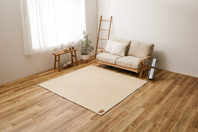 ヘリンボンラグ