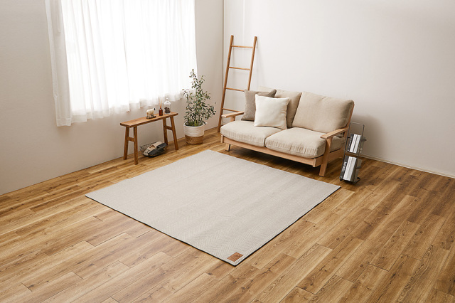 ヘリンボンラグ