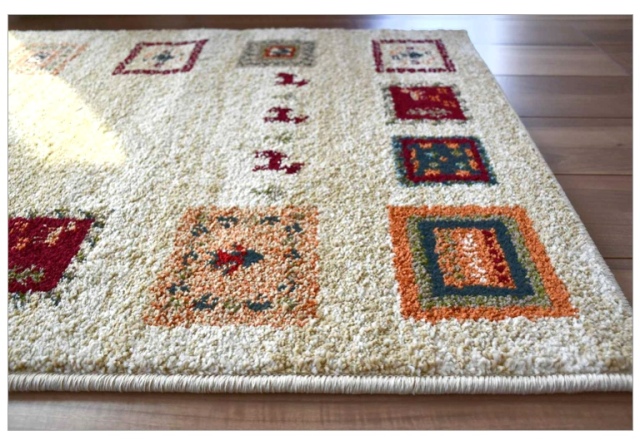 ギャッベ 絨毯 ラグ ラグマット 1畳 80×150 じゅうたん