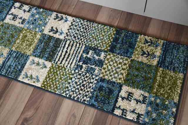 ウールギャべ 手織り 気持ち良い 70×140cm キッチンマットサイズ 新品  