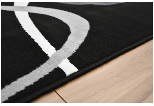 最終価格 絨毯 アウトレット 6畳 240×330 ラグ カーペット ブラック