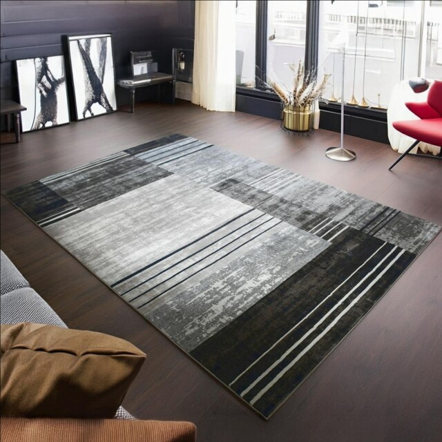 値下げ！ロナルド ネオ アッシュグレー ラグ カーペット 絨毯 絨毯 ラグ おしゃれ 6畳 240×330cm モダン 厚手 極厚 カーペット 60万