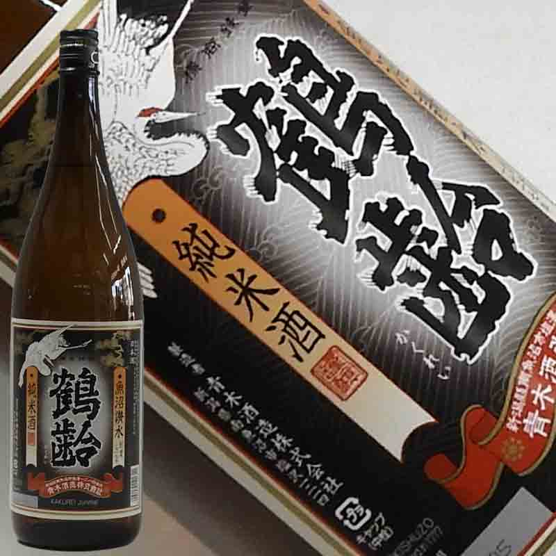 鶴齢 純米酒 1800ml