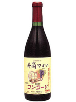 井筒ワイン　コンコード（赤）720ml