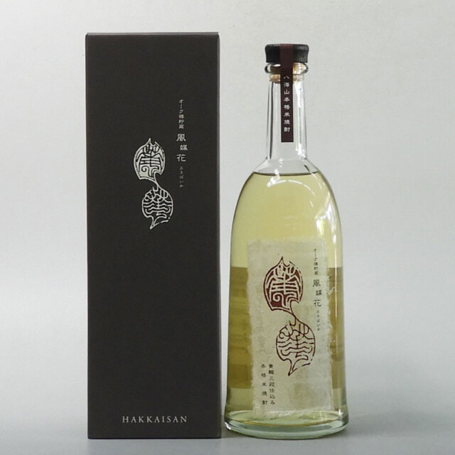 四十年貯蔵酒　古樽楽　花　720ml 40% 未開栓　焼酎 八海山 米焼酎 オーク樽貯蔵 風媒花720ml｜新潟の地酒 たいせいや