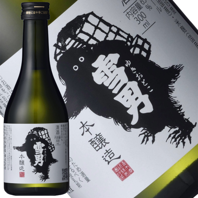 日本酒 鶴齢 雪男 本醸造 300ml×12本 かくれい 青木酒造 新潟県