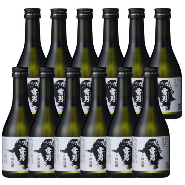 日本酒 鶴齢 雪男 本醸造 300ml×12本 かくれい 青木酒造 新潟県