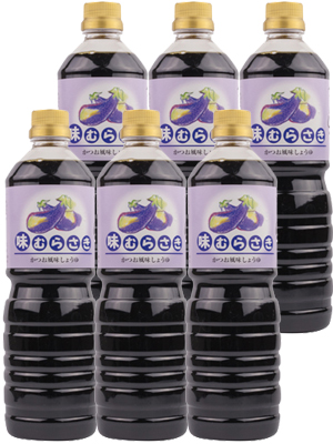 醤油 山崎醸造 味むらさき 1000ml 6本 新潟県 ヤマサキ 新潟の地酒 たいせいや