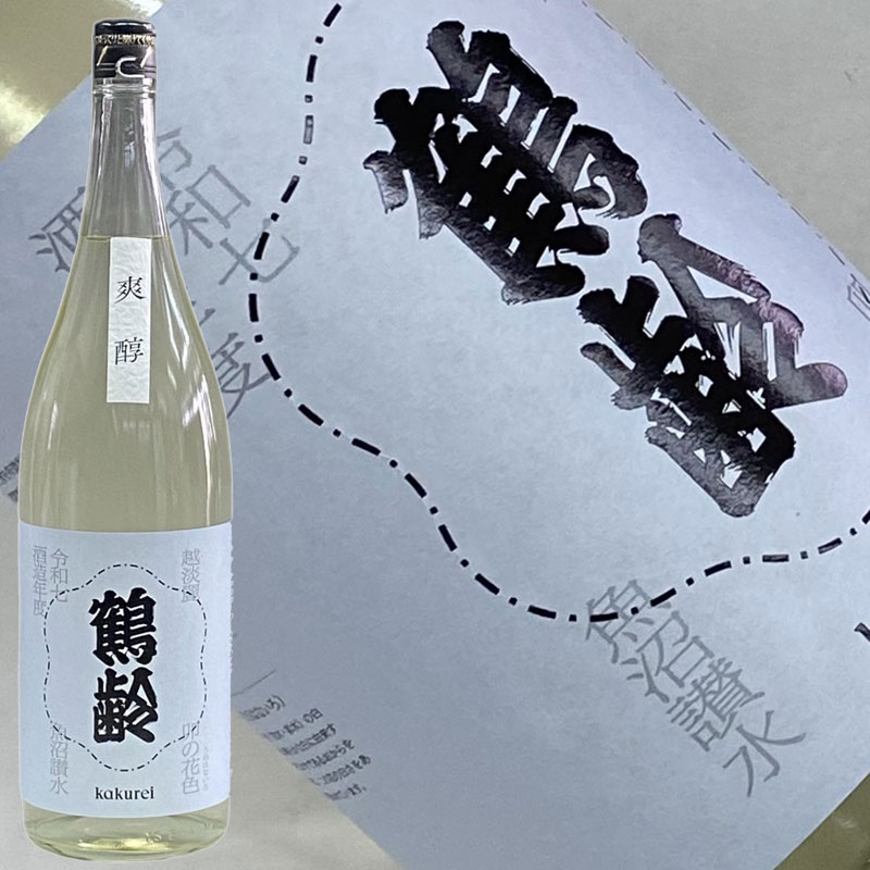 鶴齢 風味絶佳 卯の花色1800ml