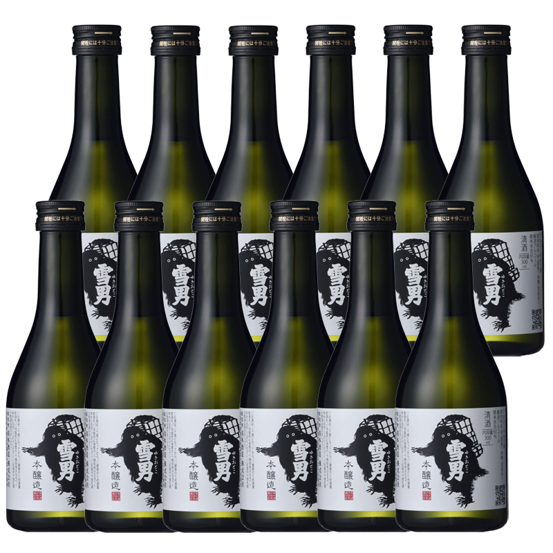 鶴齢 雪男 本醸造 300ml×12本