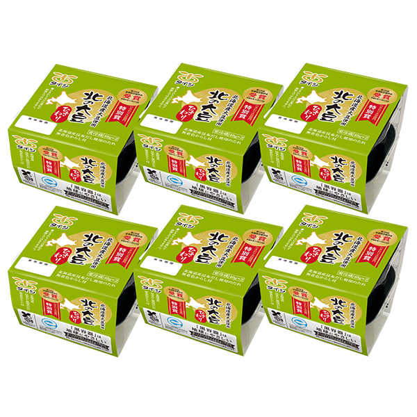 【60円お得】北の大豆　納豆ひきわり6個セット