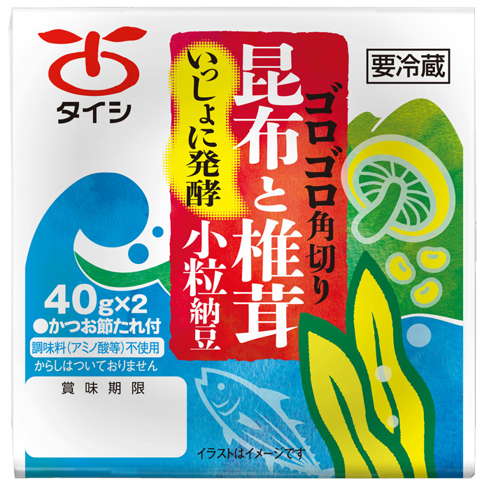 昆布椎茸小粒納豆40g＊２