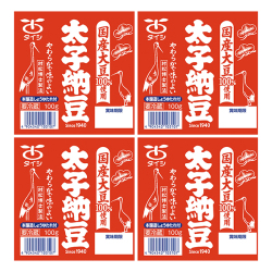 【定期購入】太子納豆　100g×4個セット（たれ付）