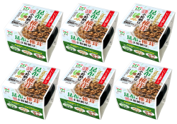 昆布と椎茸小粒納豆６個セット