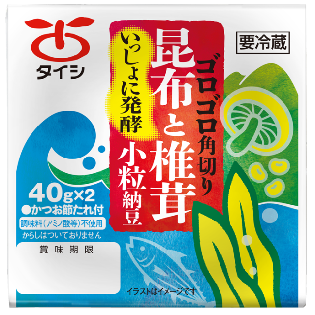 昆布椎茸小粒納豆40g＊2｜タイシネットショップ通販