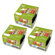 【定期購入】北の大豆　ひきわり納豆セット２個パック×3セット（たれ・からし付)