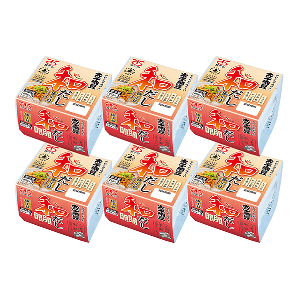 【60円お得】太子納豆　和だし　極小粒　45ｇ×3個パック×6セット