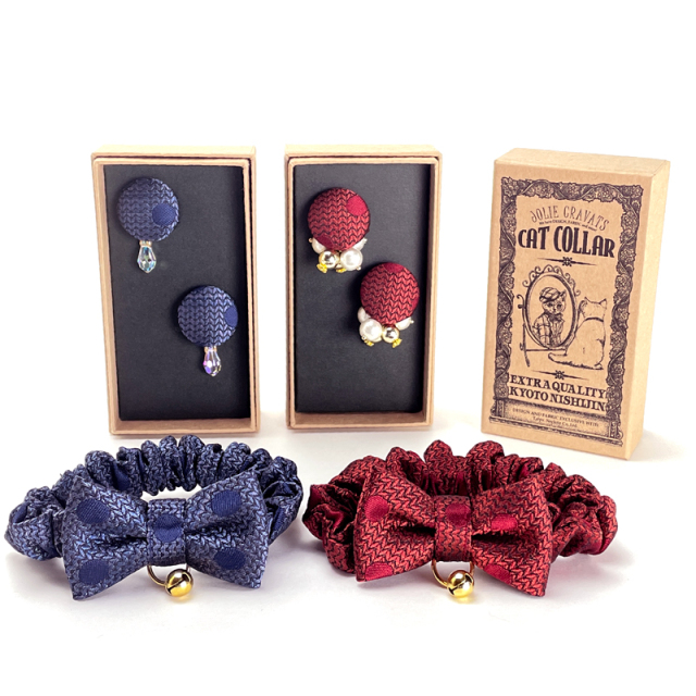 earrings four-leaf clover single line_101｜水引一本どり四葉