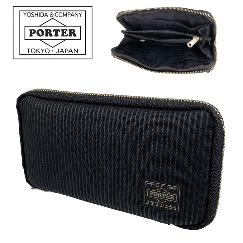 ポーター ドローイング ロングウォレット 650-09780 PORTER DRAWING 長財布 ラウンドファスナータイプ 送料無料 ラッピング無料