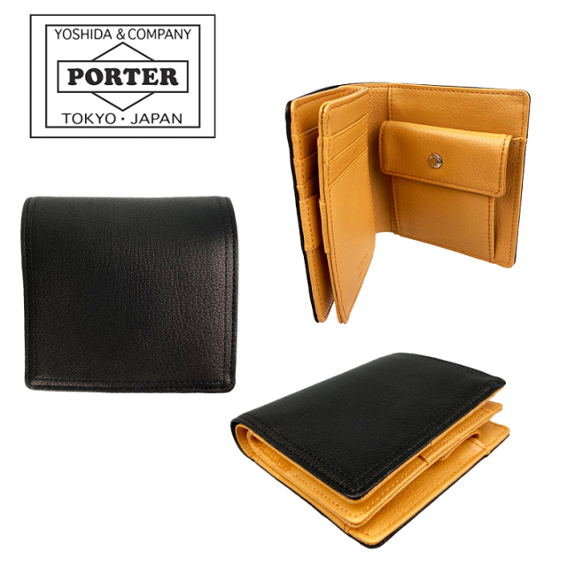 ポーター ダブル ウォレット 129-06012 PORTER DOUBLE 二つ折り財布 送料無料 ラッピング無料