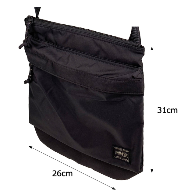 PORTER フォース 黒 FORCE（PORTER） ポーター フォース ショルダーバッグ 855-05901