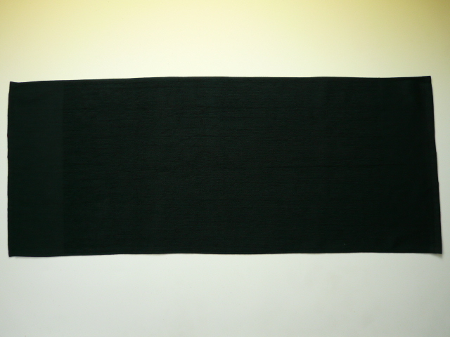 日本製 業務用/家庭用OK！平地付黒フェイスタオル| 黒フェイスタオルの