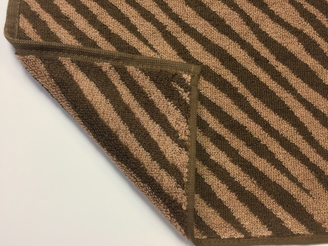 ゼブラ柄(シマウマ)ミニハンカチ2色セット(ブラウン/グレー) | TAKADA