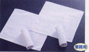 【送料無料】ベトナム製262.5g[70匁]8×8白格子業務用おしぼり(1ロット＝2,400枚)