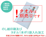 タオルは別売り