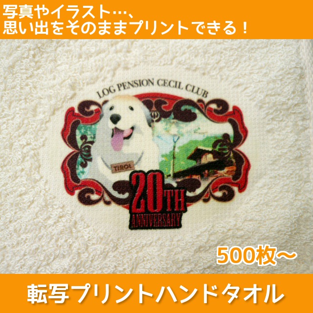 転写プリント500枚～