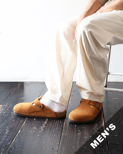 BIRKENSTOCK - Boston Suede Leather - MINK - MEN'S ビルケンシュトック ボストン