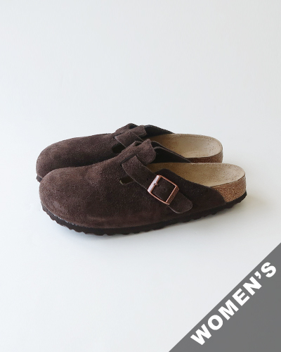 BIRKENSTOCK - Boston Suede Leather - MOCCA - WOMEN'S ビルケンシュトック ボストン