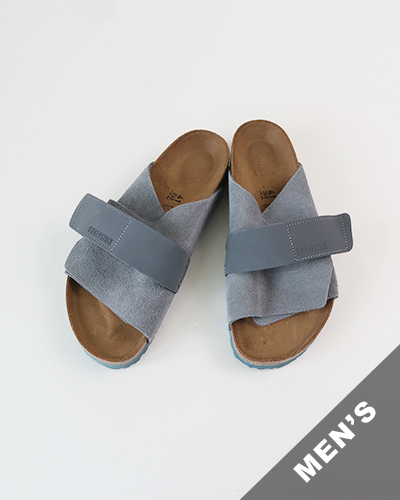ビルケンシュトック kyoto キョウト 40 26cm birkenstock BIRKENSTOCK - Kyoto Nubuck/Suede Leather - STONE COIN